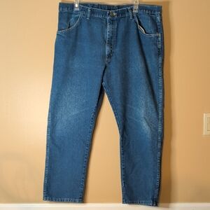 Wrangler Mens Regular Fit Denim Jeans Size 40x29